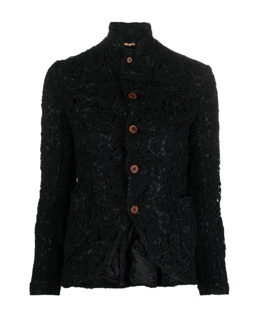 COMME DES GARÇONS LONG-SLEEVED BUTTON CASUAL JACKET