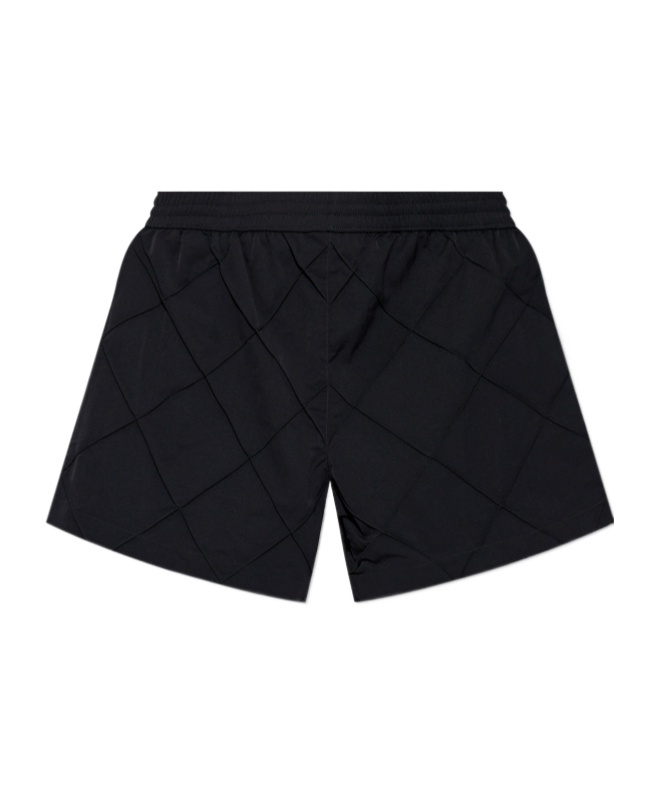 Bottega Veneta Elastic Waist Swimming Trunks In Black