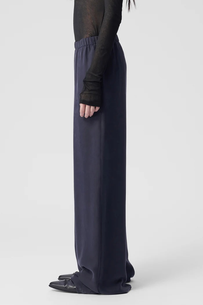 Ann Demeulemeester Elastic Waist Casual Pants In Black