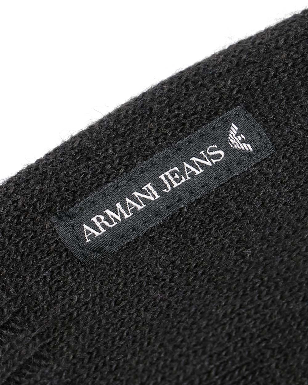 Armani Jeans Round-neck Sweater In Black