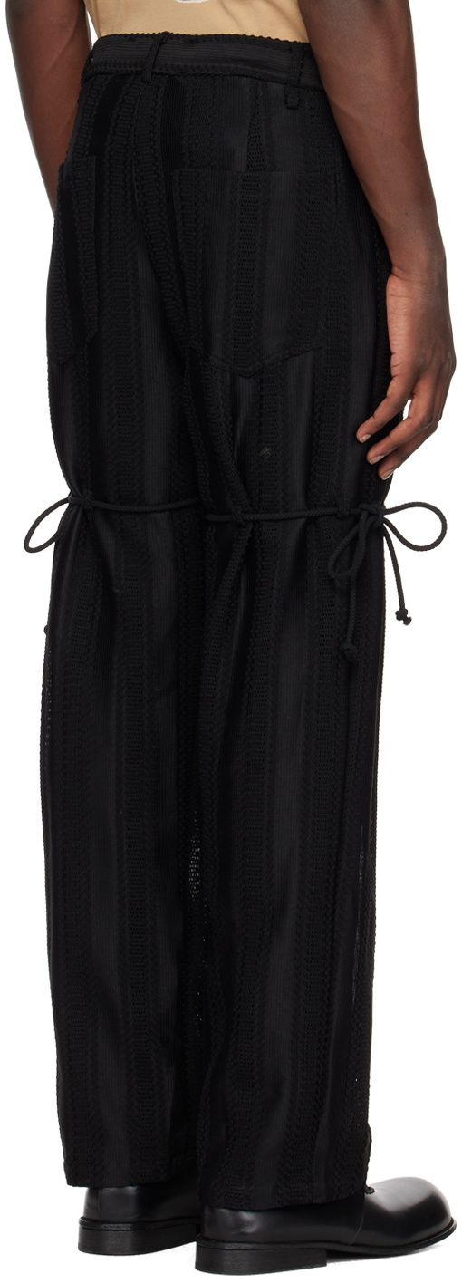 SONG FOR THE MUTE KNITTED WIDE-LEG TROUSERS 