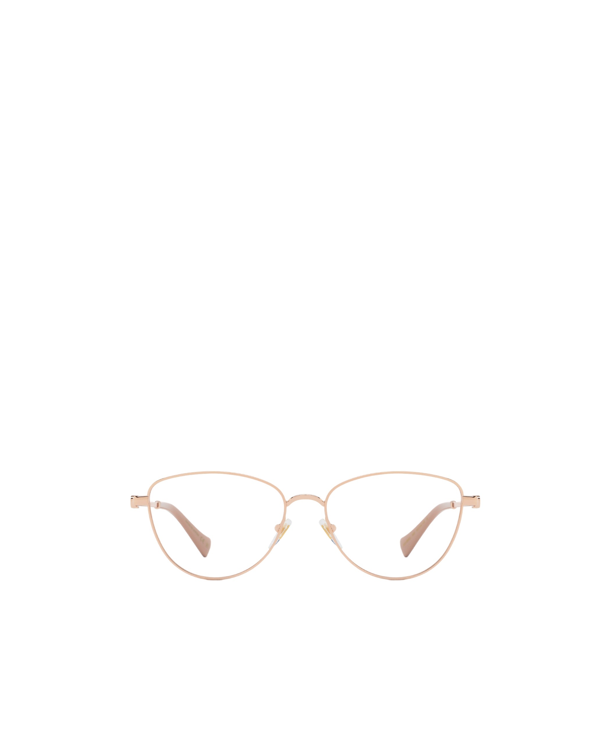 Gucci Womens Gc002218 Cat-eye Metal Optical Glasses Gold In Nude