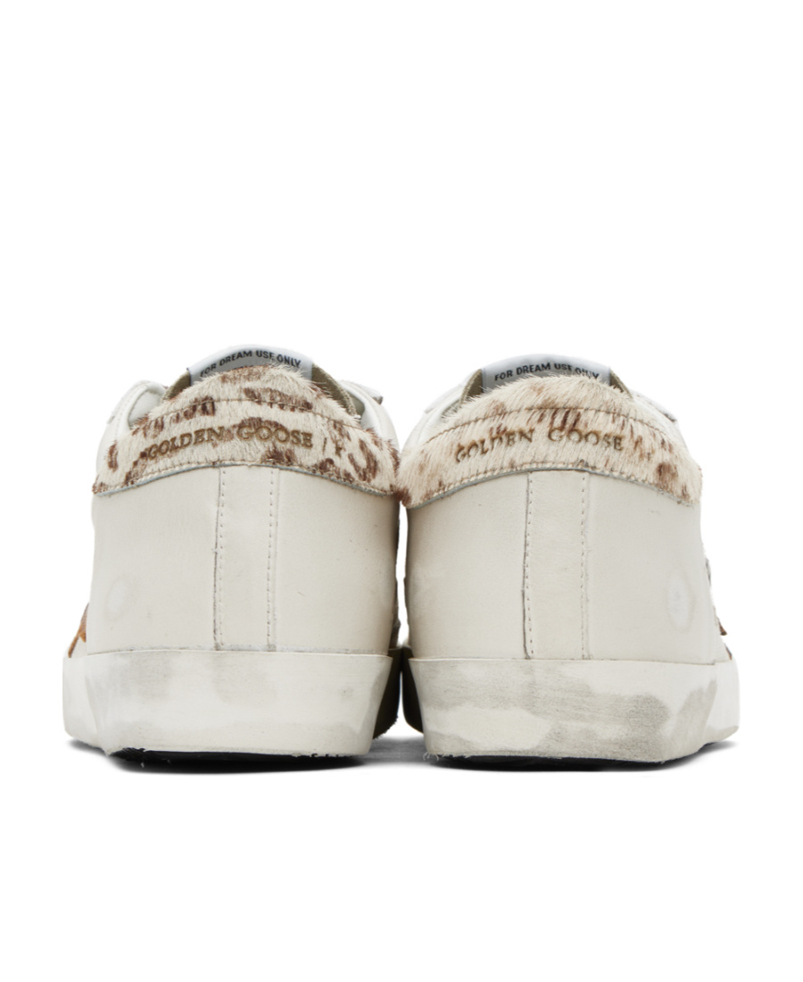 Golden Goose Super-star Low-top Casual Shoes In White