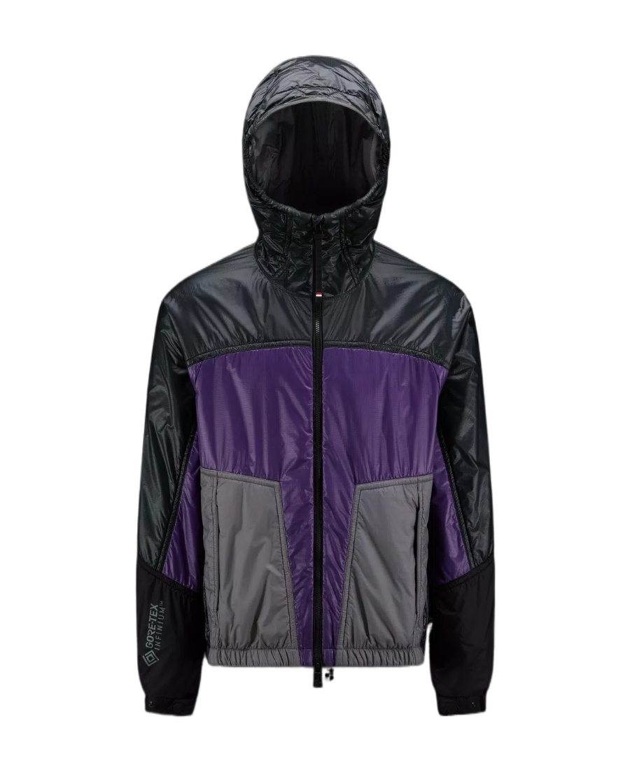 Moncler Peyrus Hooded Sports Jacket In Black