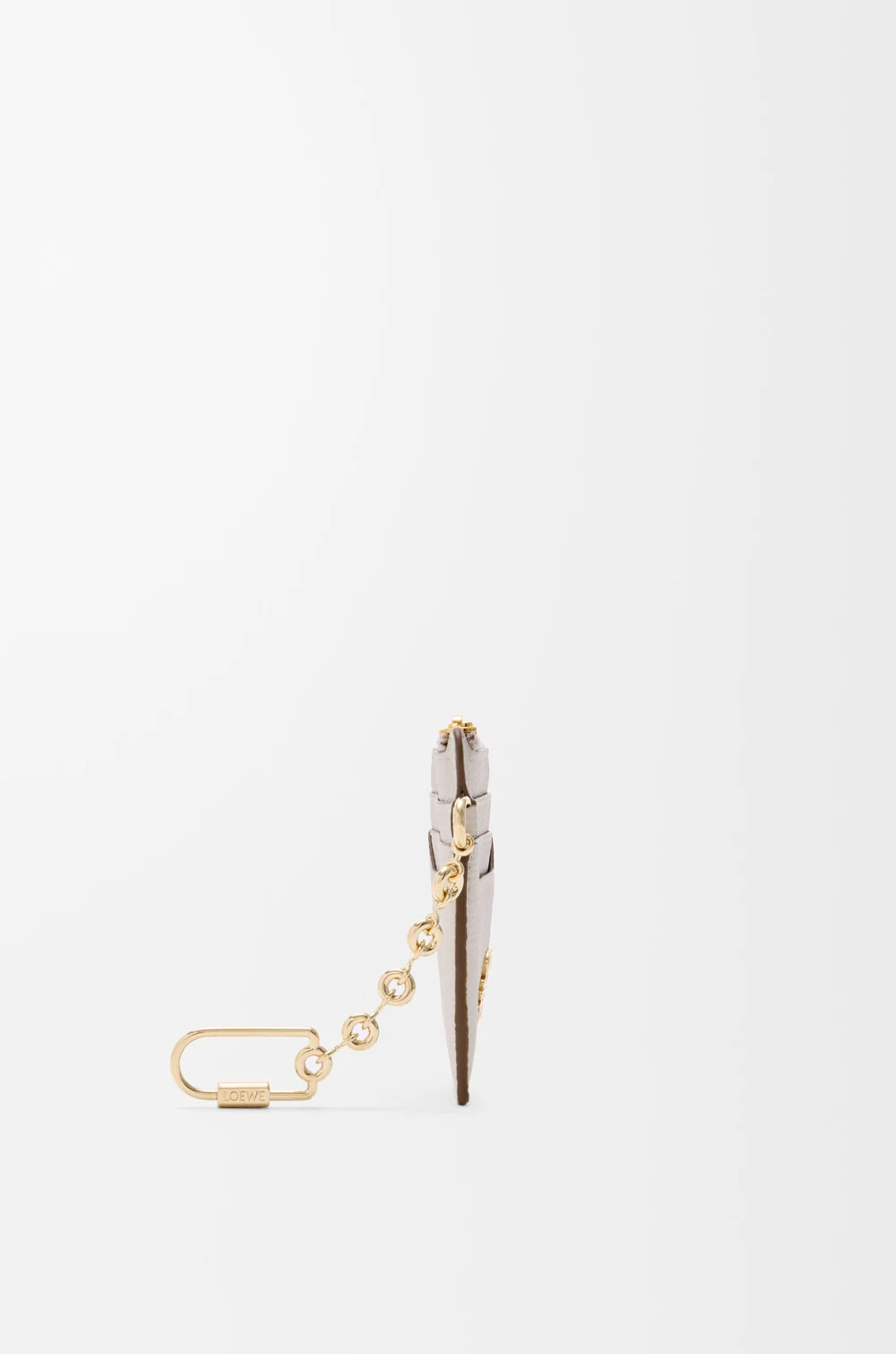 Loewe Anagram Square Card Holder In Pink