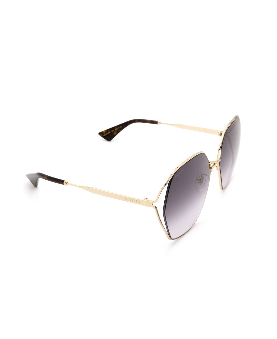 Gucci Oversized Round-frame Sunglasses In Gray