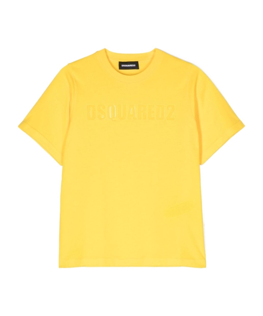 Dsquared2 Logo-print Cotton T-shirt In Yellow