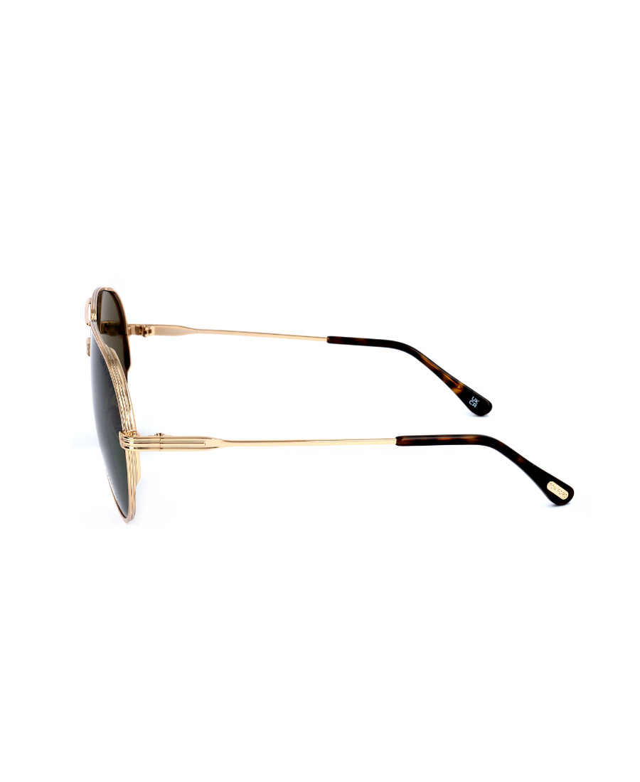 Tom Ford Logo Sunglasses In Green