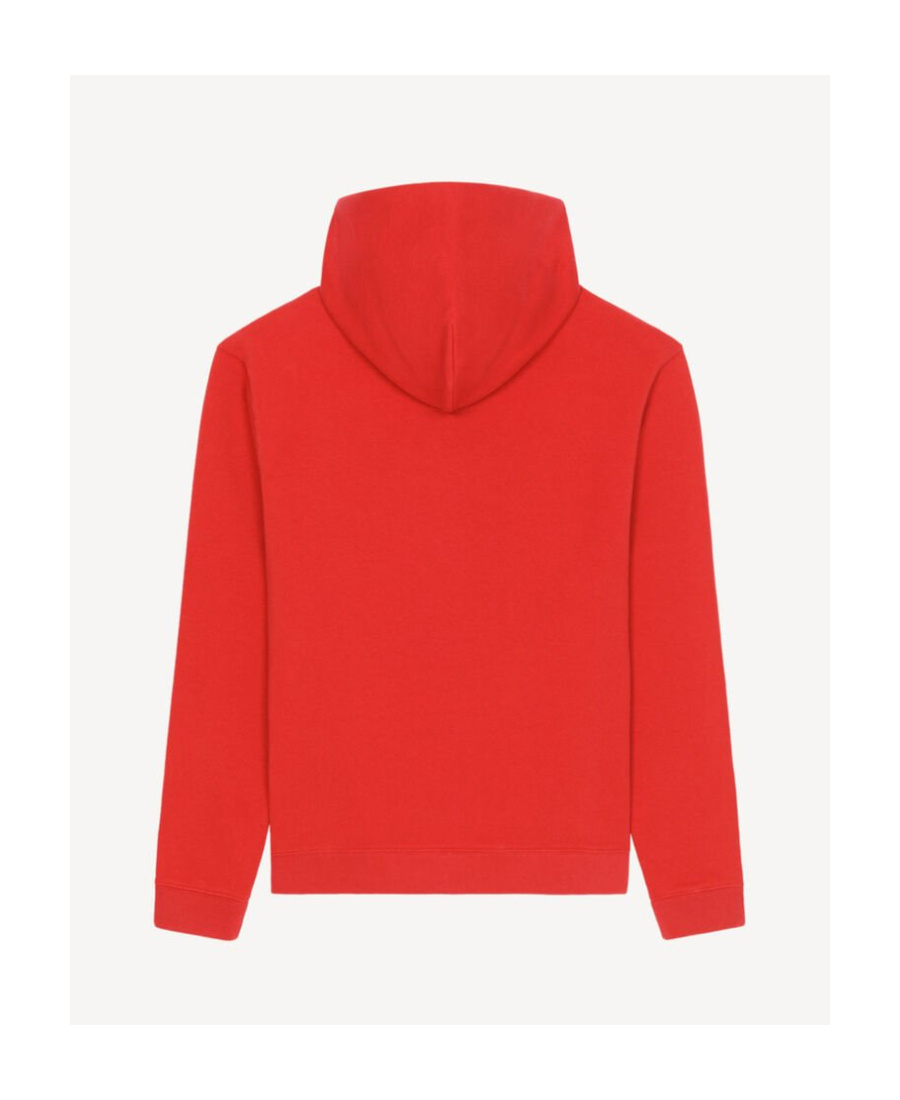 Kenzo Logo-print Cotton Hoodie In Red