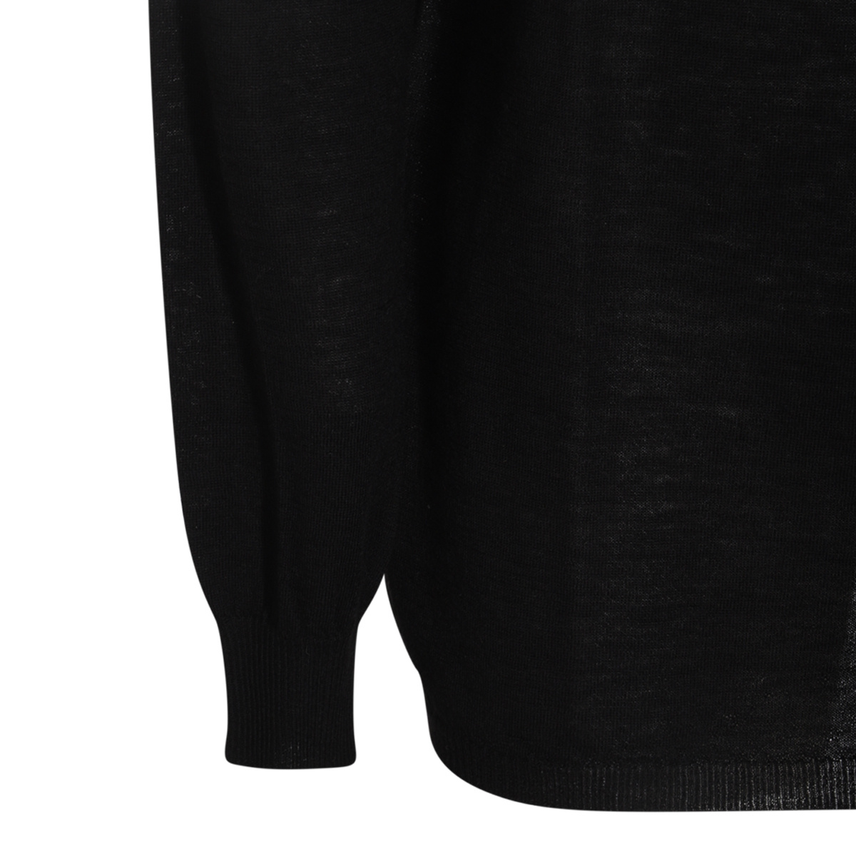 Rick Owens Oversized Hooded Sweater In Black