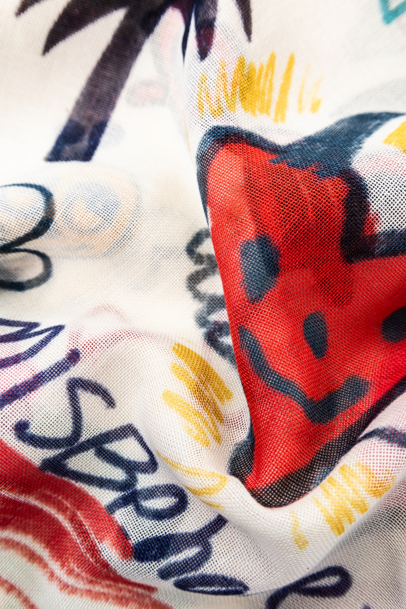 Zadig & Voltaire Pattern Scarf In White
