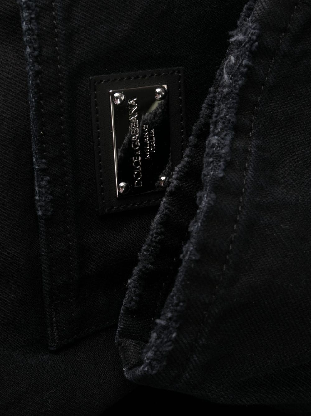 Dolce & Gabbana Classic Denim Jeans Man Jeans Black Size 38 Cotton In Black