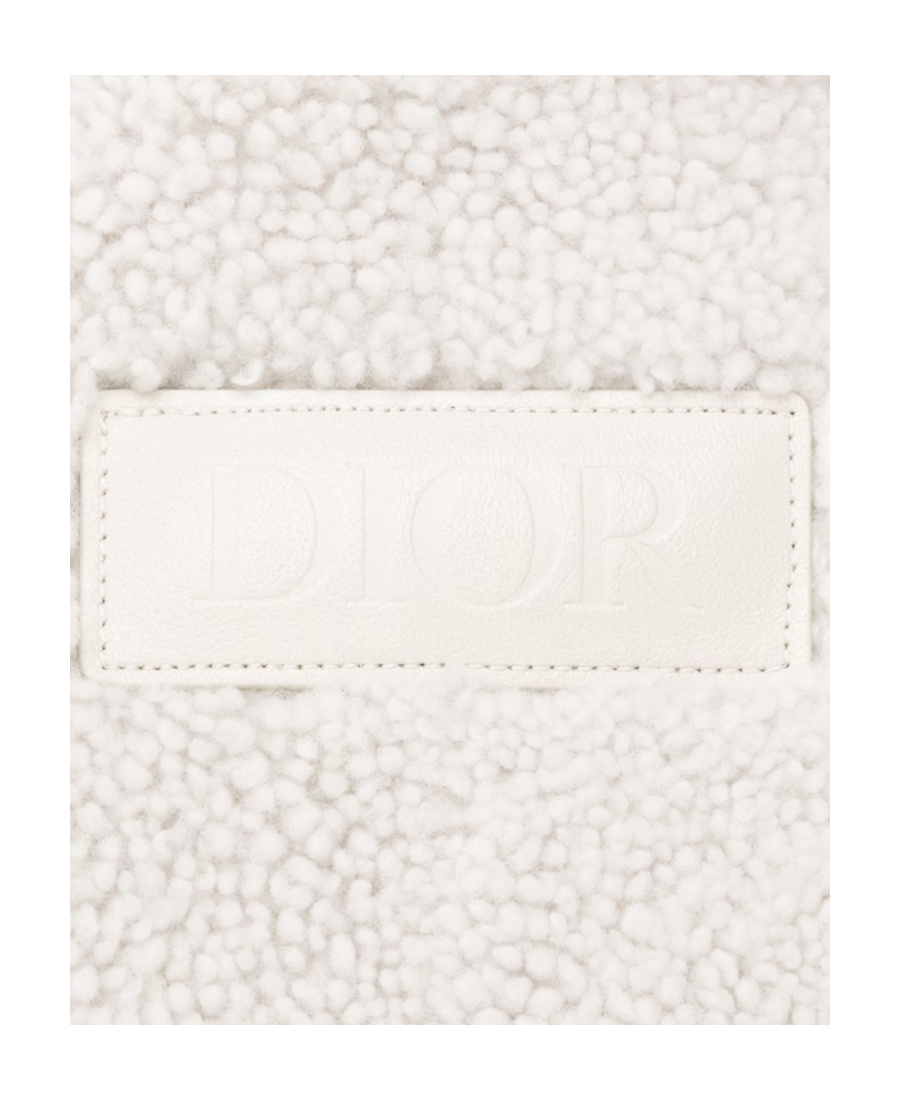 Dior Stitching Leisure Jacket With Vertical Collar In Nude