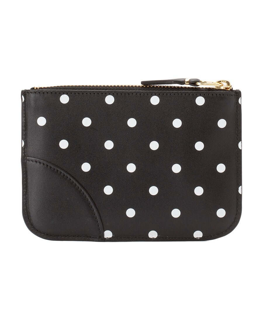 Comme Des Garçons Comme Des Garcons Wallet Polka Dot Wallet In Black