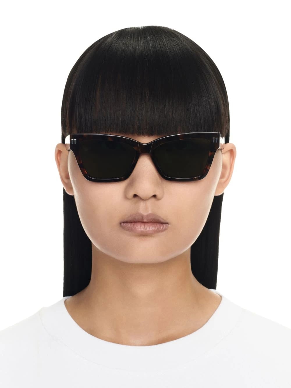 Off-white Cincinnati Rectangle-frame Sunglasses In Green