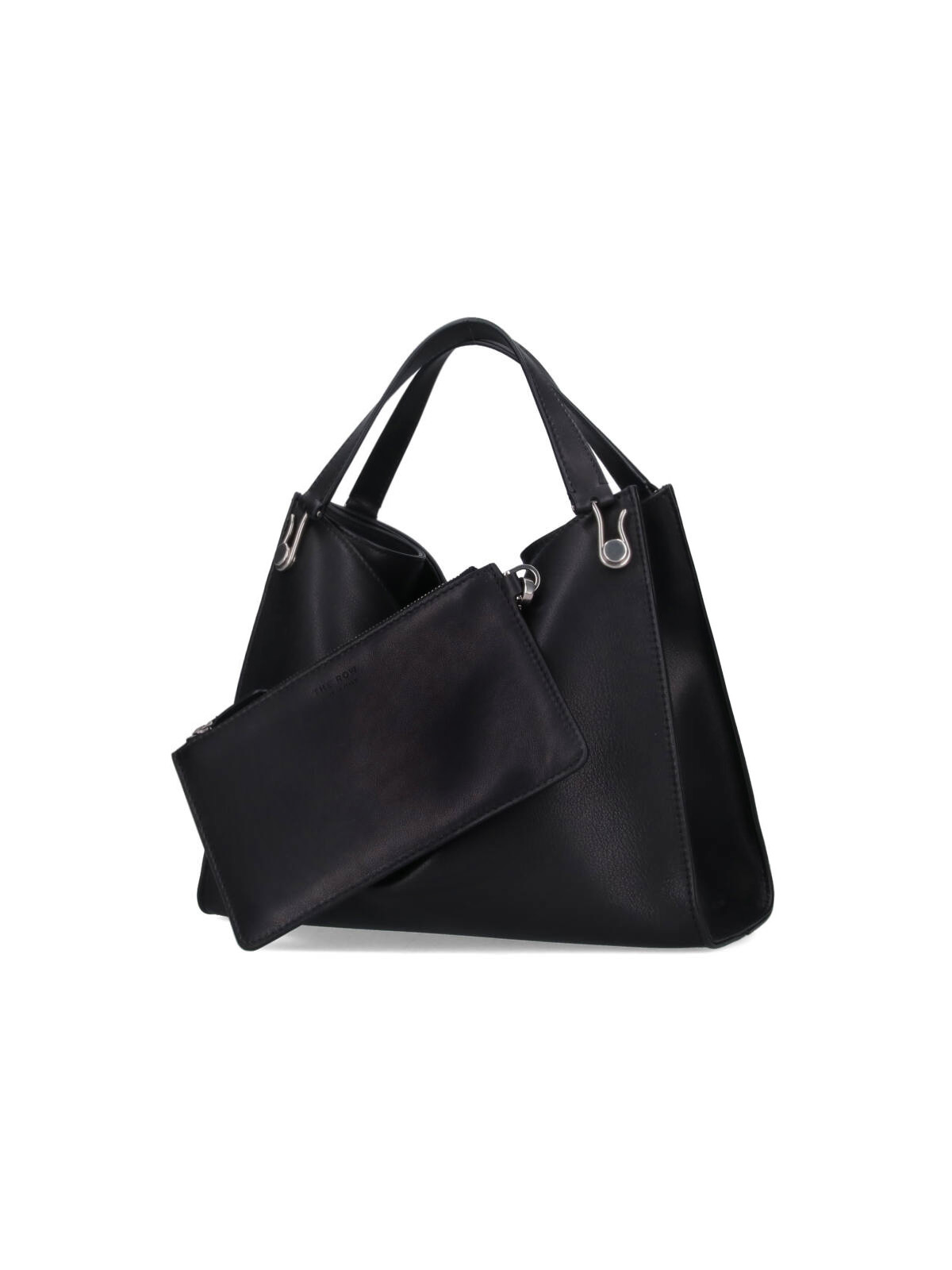 The Row Alexia Small Tote In Black