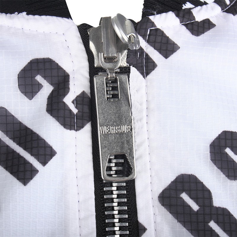 Versus Double-sided Baseball Jacket In White