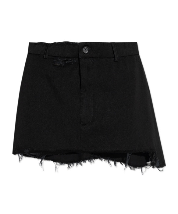 Balenciaga Retro Effect Skirt In Black