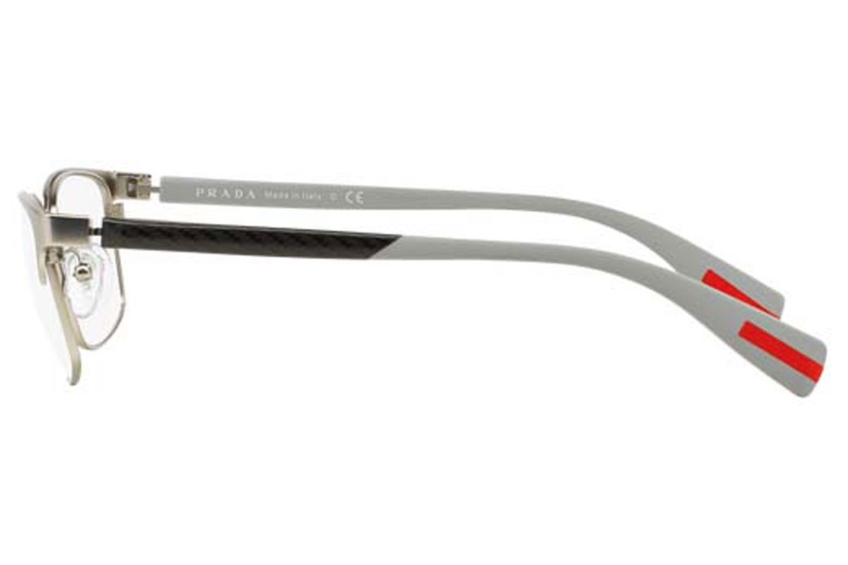 Prada Logo Flat Mirror In White