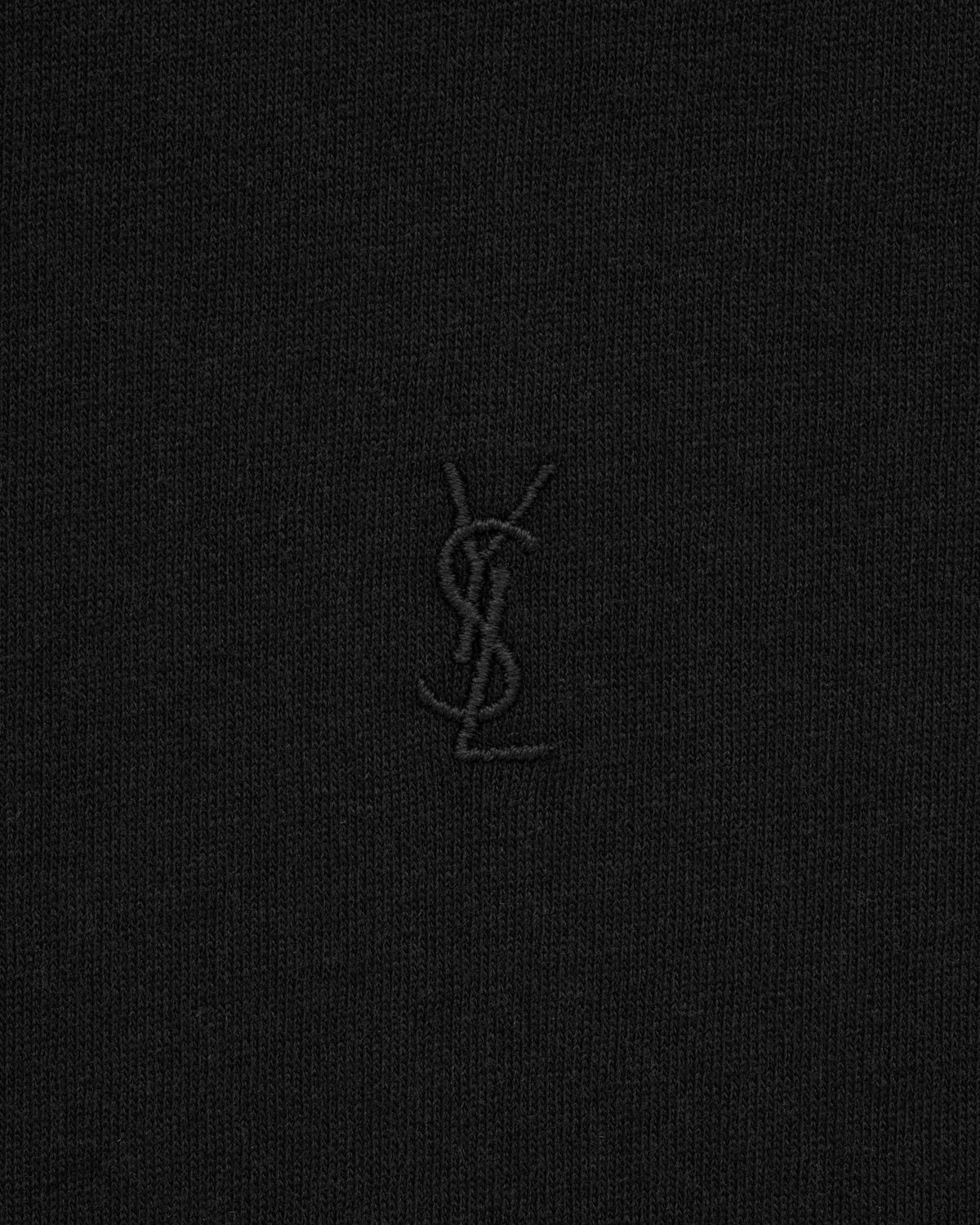 Shop Saint Laurent Cassandre T-shirt In Black