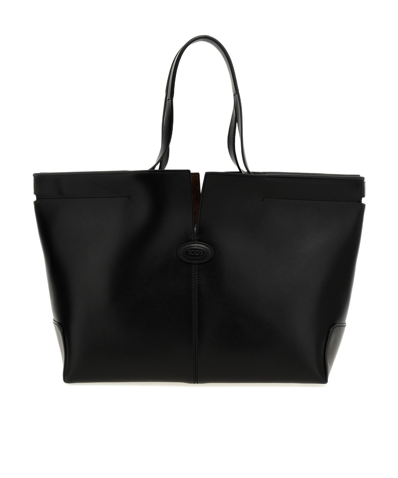 Tod's Double Handle Shoulder Bag In Black