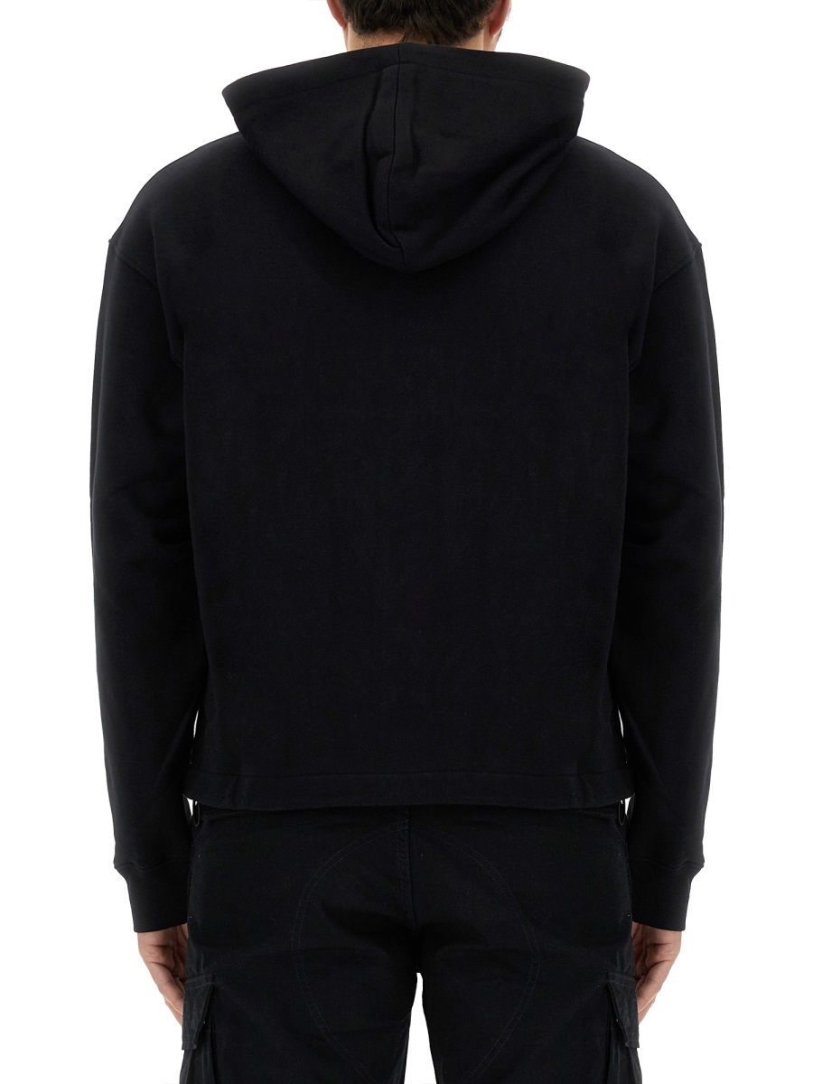 Moschino Sweatshirt With Logo In Black