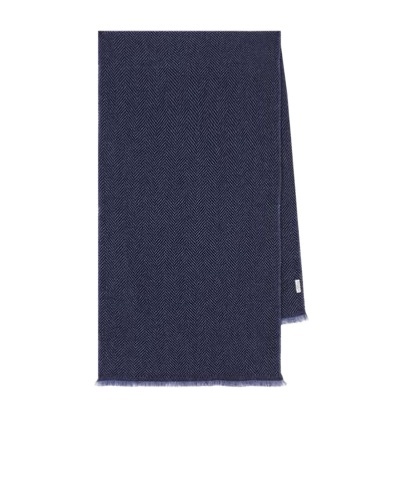 Brunello Cucinelli Frayed Edge Scarf In Black