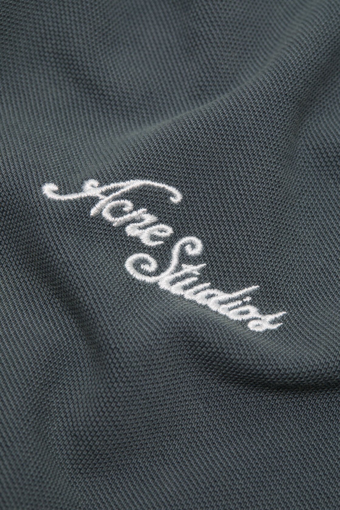 Acne Studios Round Collar And Long-sleeved T-shirt In Black