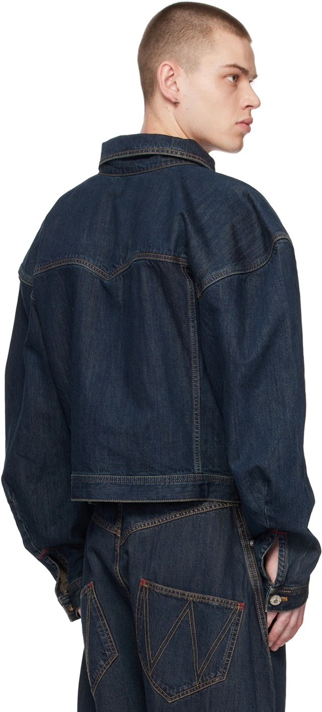 Vivienne Westwood Boxer Denim Jacket In Black