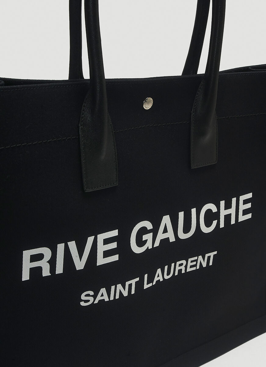 Saint Laurent Noe Rive Gauche Tote In Black