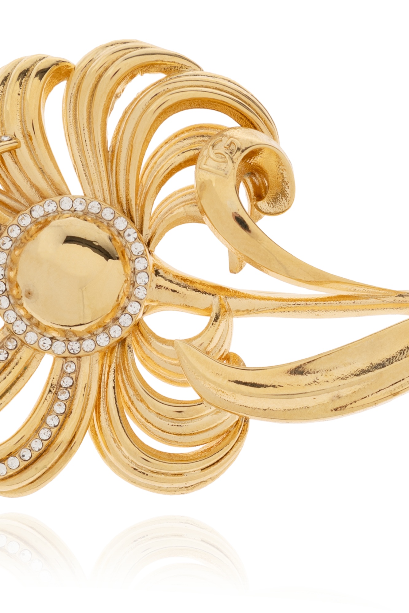 DOLCE & GABBANA BRASS BROOCH