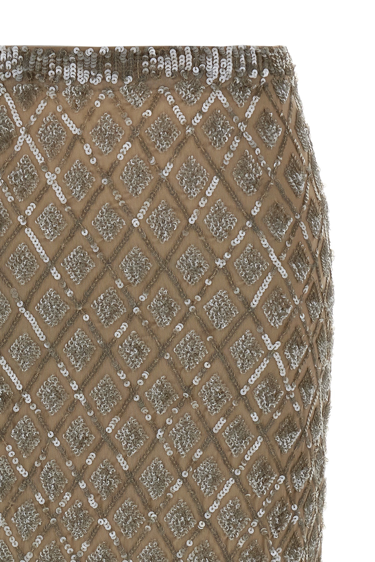 Shop P.a.r.o.s.h Sequined Midi Skirt