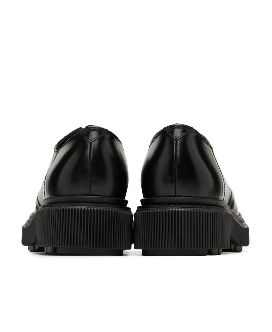 Adieu Round Head Business Casual Shoes In Black