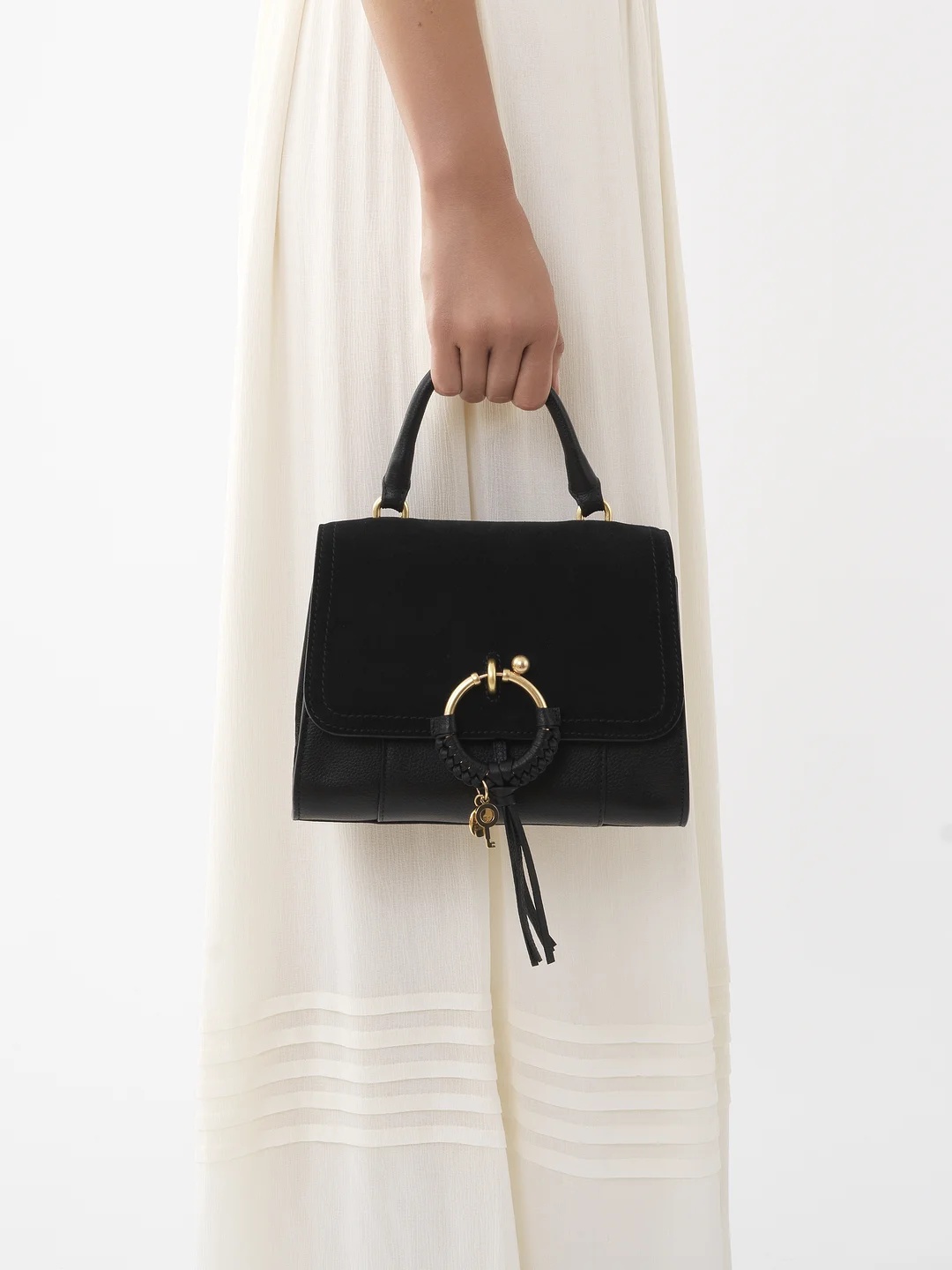See By Chloé Joan Hanging Satchel Bag In Black