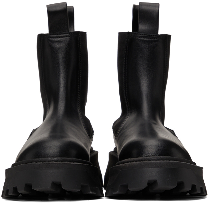 Simon Miller Round Head And Ankle Boots In Black