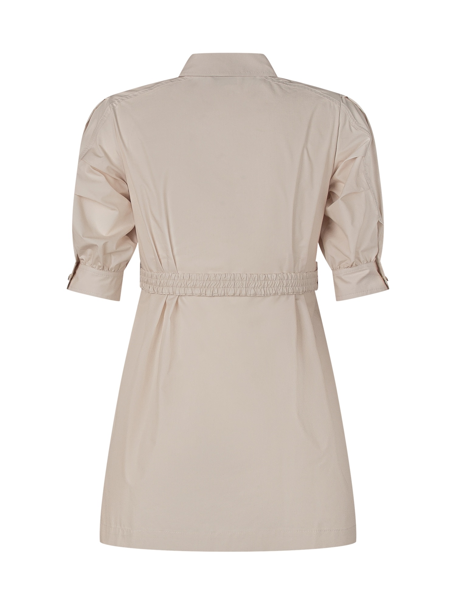 Moncler Belted Dress In Neutral