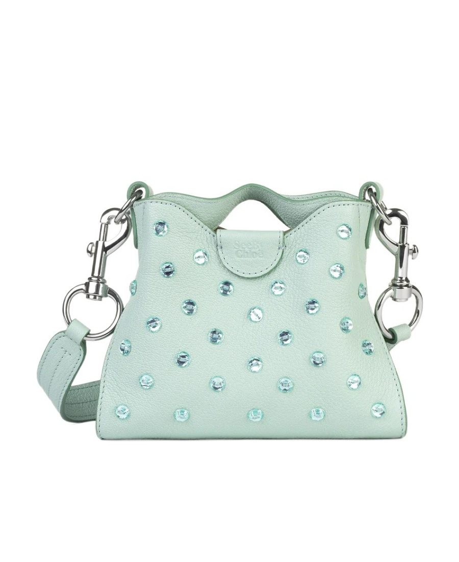 Shop See By Chloé Joan Mini Shoulder Bag In Green