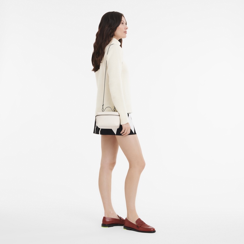 Longchamp Extra Small Le Pliage Xtra Vanity Bag In White