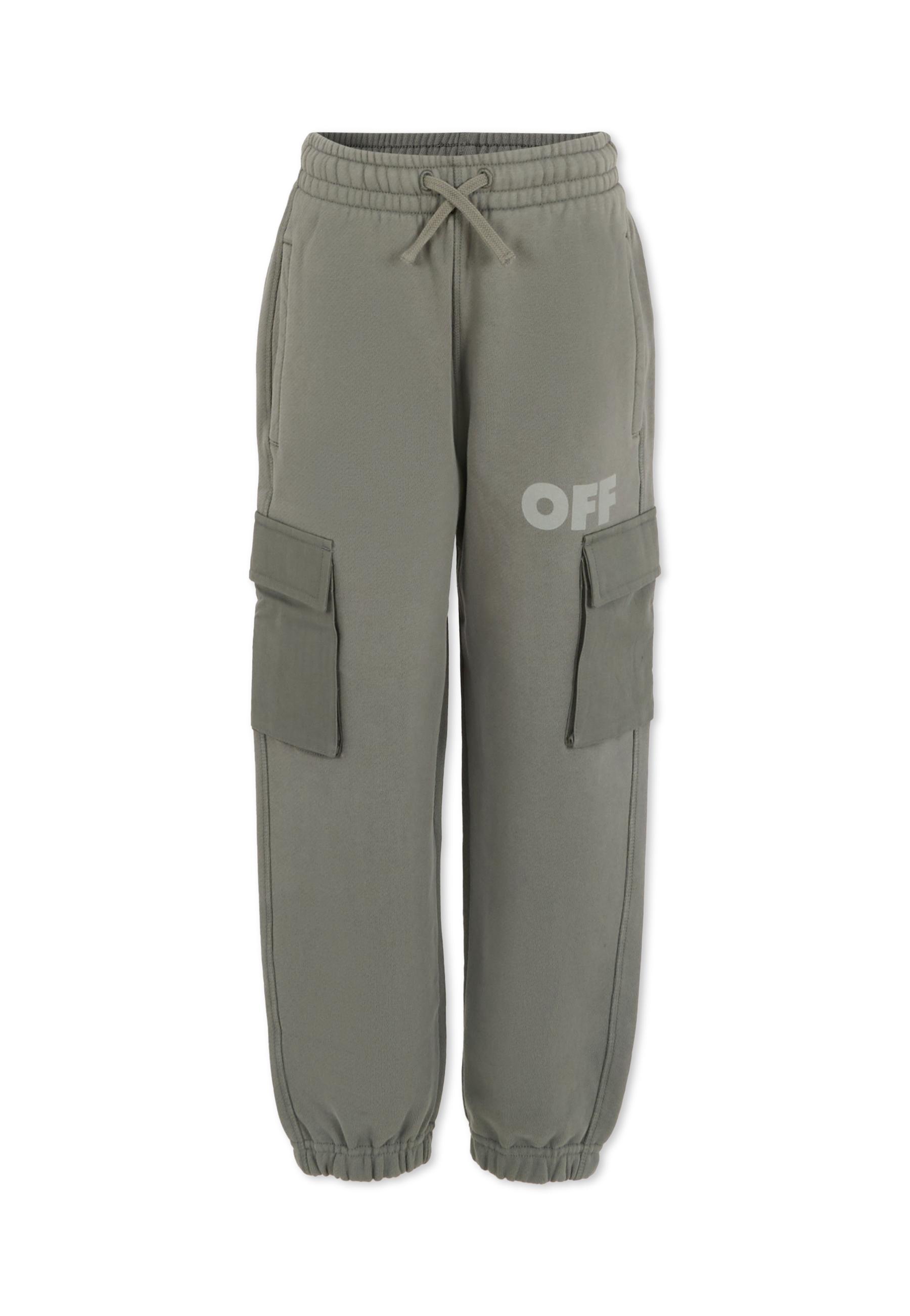 Off-white Drawstring Sweatpants In Gray