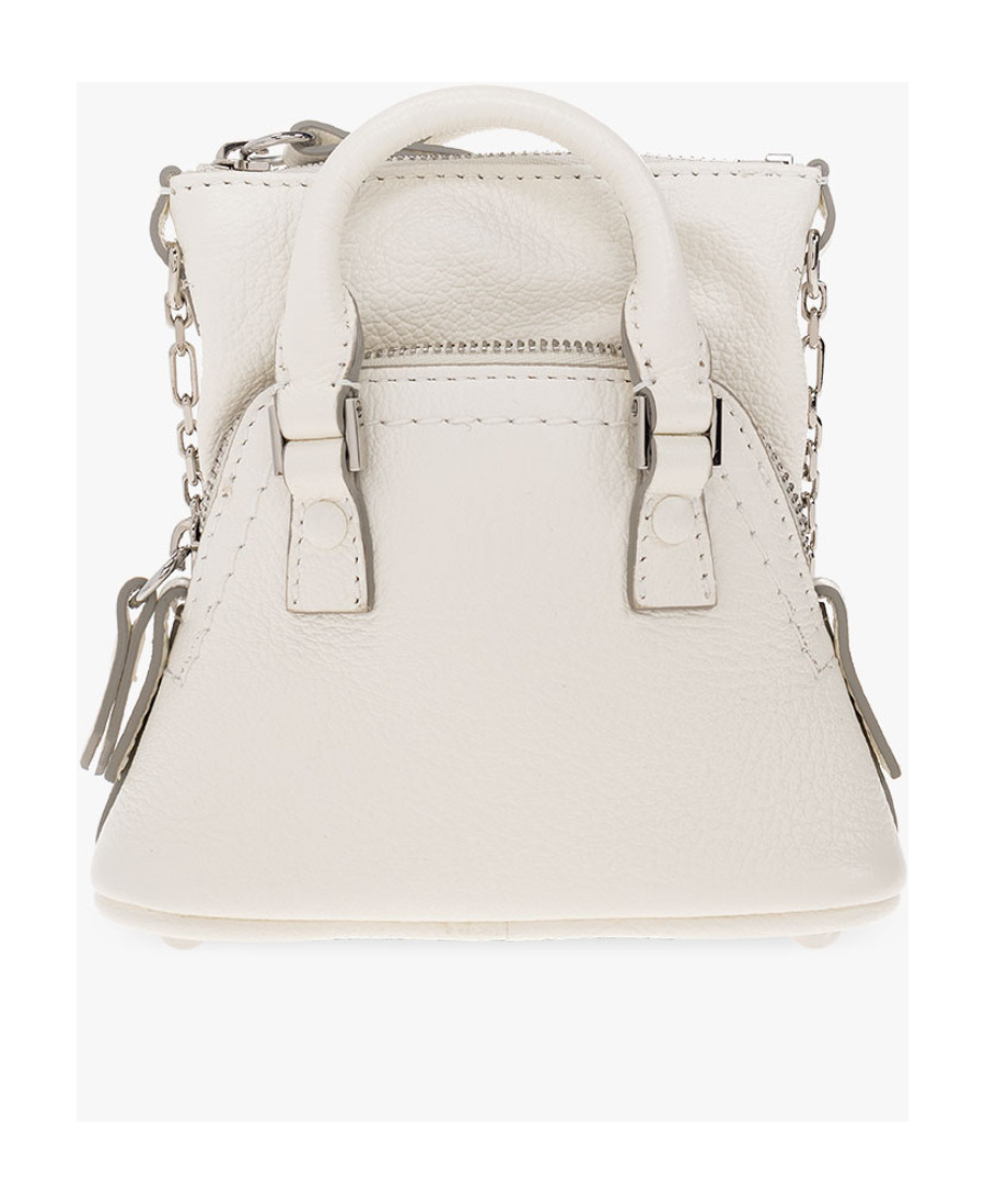 Maison Margiela 5ac Classique Baby Zipped Shoulder Bag In White