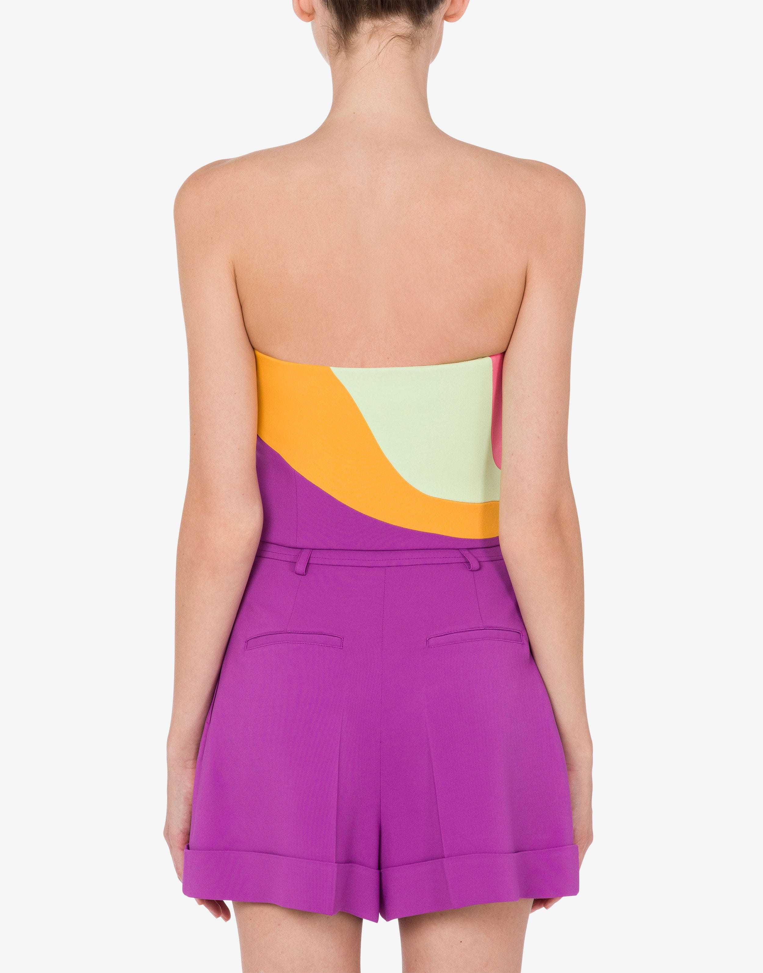 Moschino Short Jacket In Multicolor