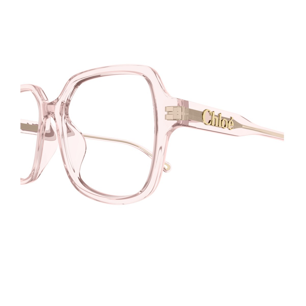 Chloé Eyewear Square Frame Glasses In White