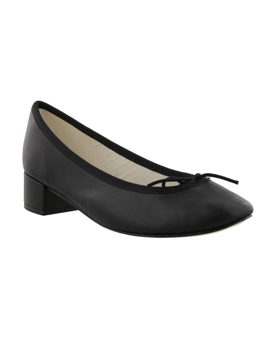 Repetto Round Head Ballet Shoes In Black