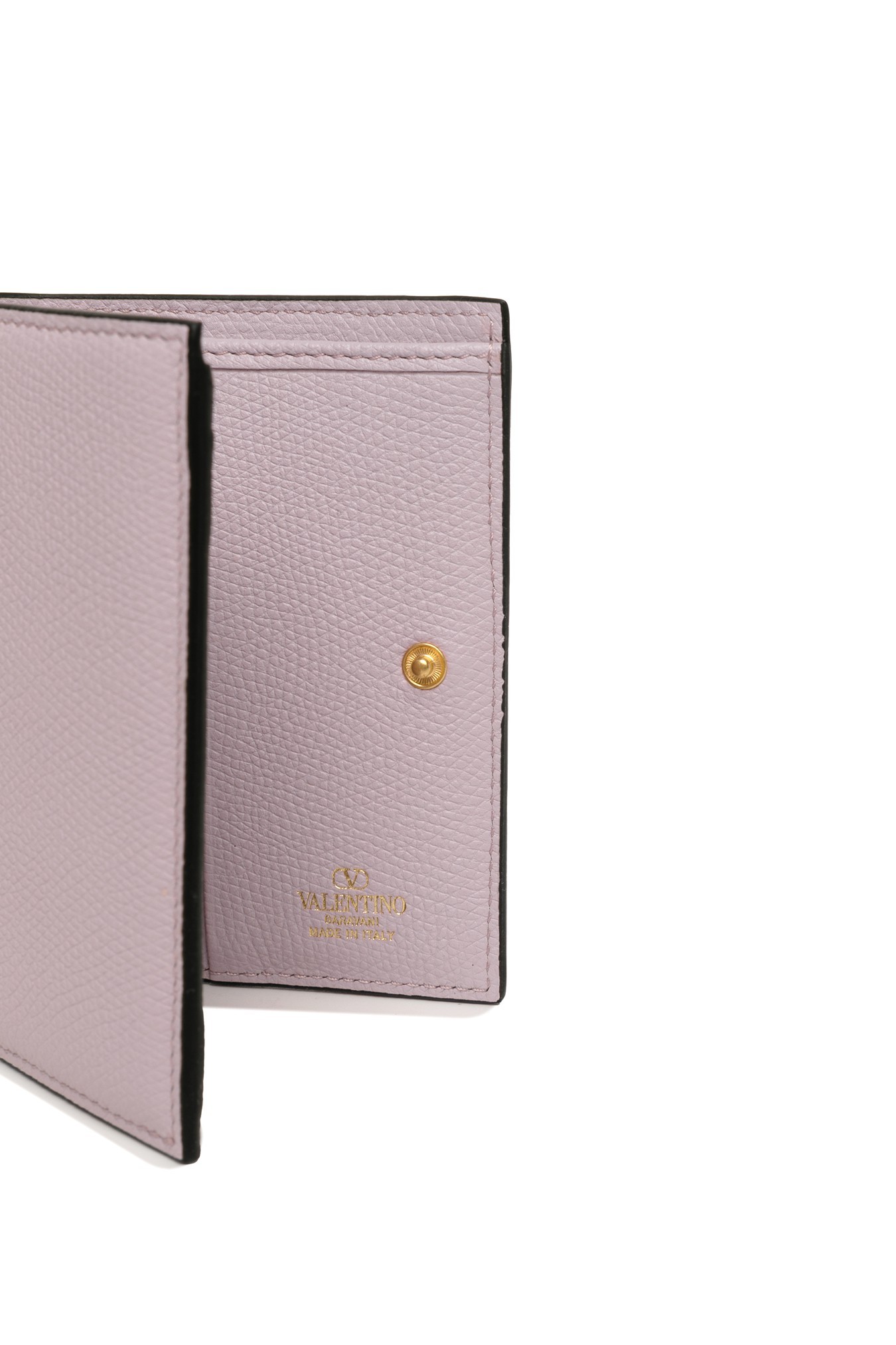 VALENTINO GARAVANI VLOGO PEBBLED WALLET