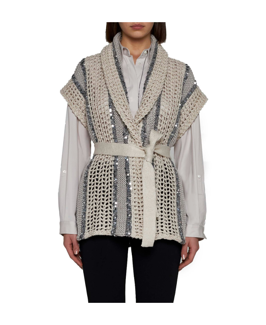 Brunello Cucinelli Sweaters In Nude