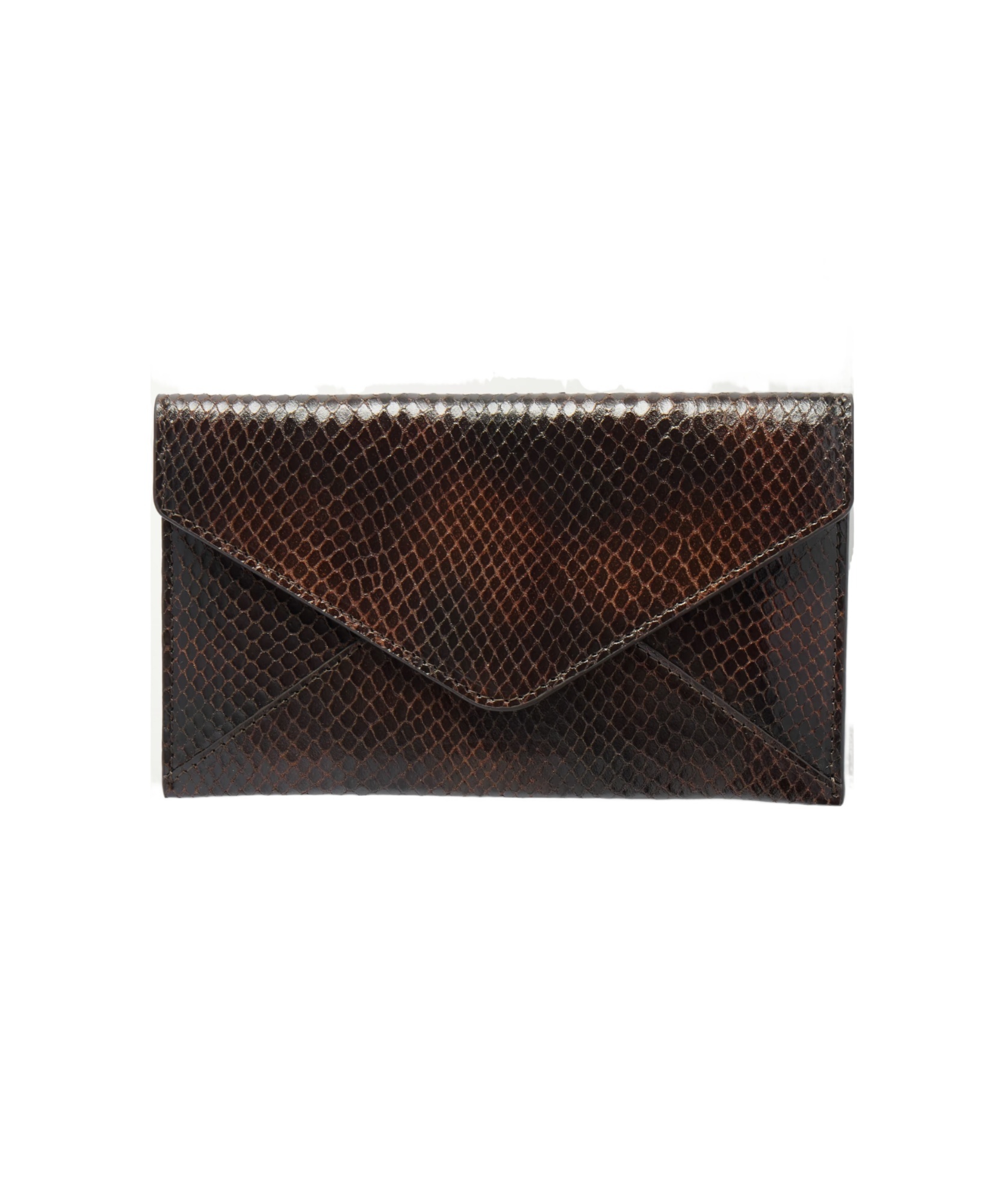 Dries Van Noten Flap Clutch In Brown