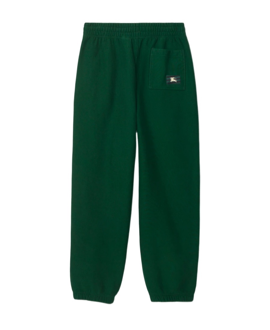 Burberry Equestrian Knight Patch Track Pants In Green