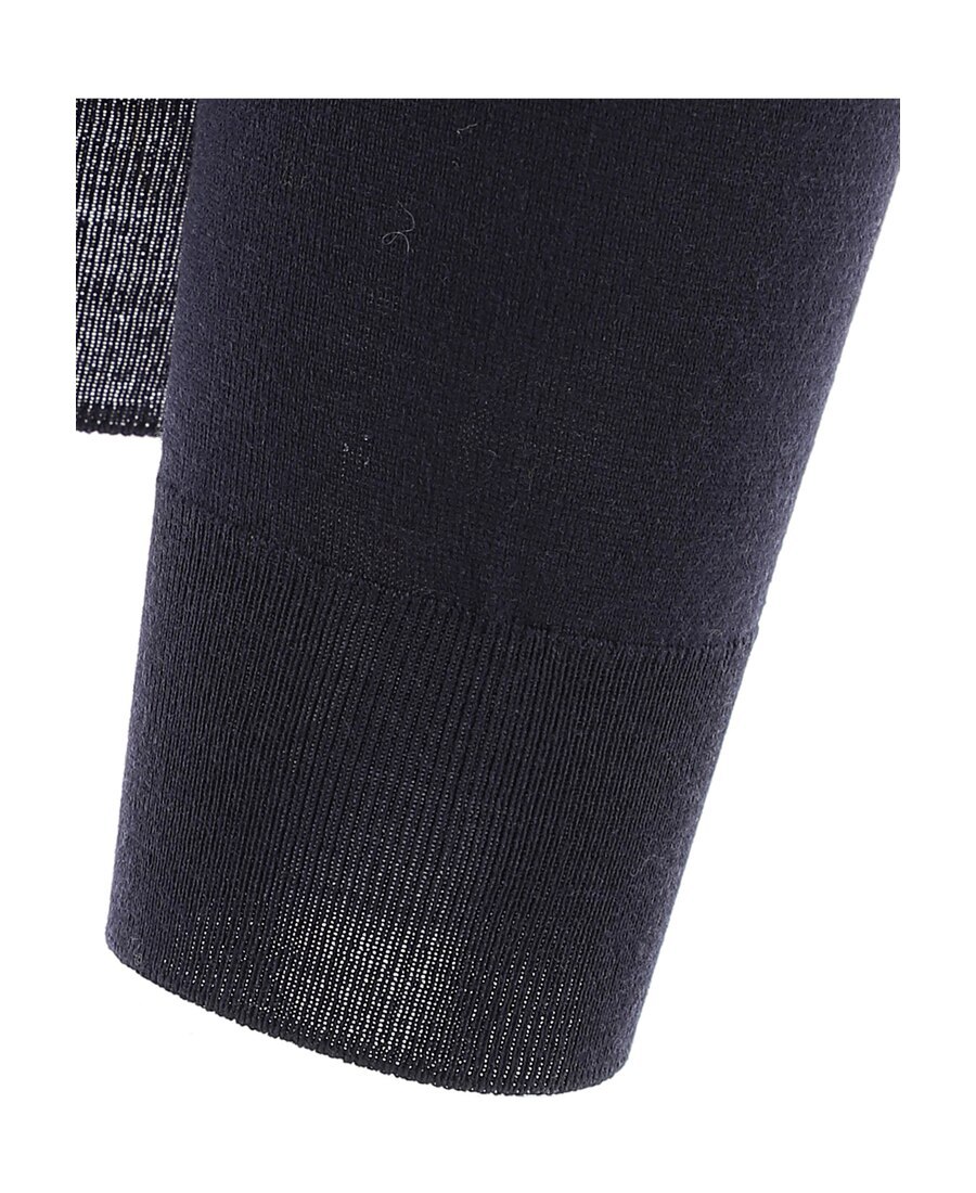 Drumohr Long Sleeve Polo Shirt In Black