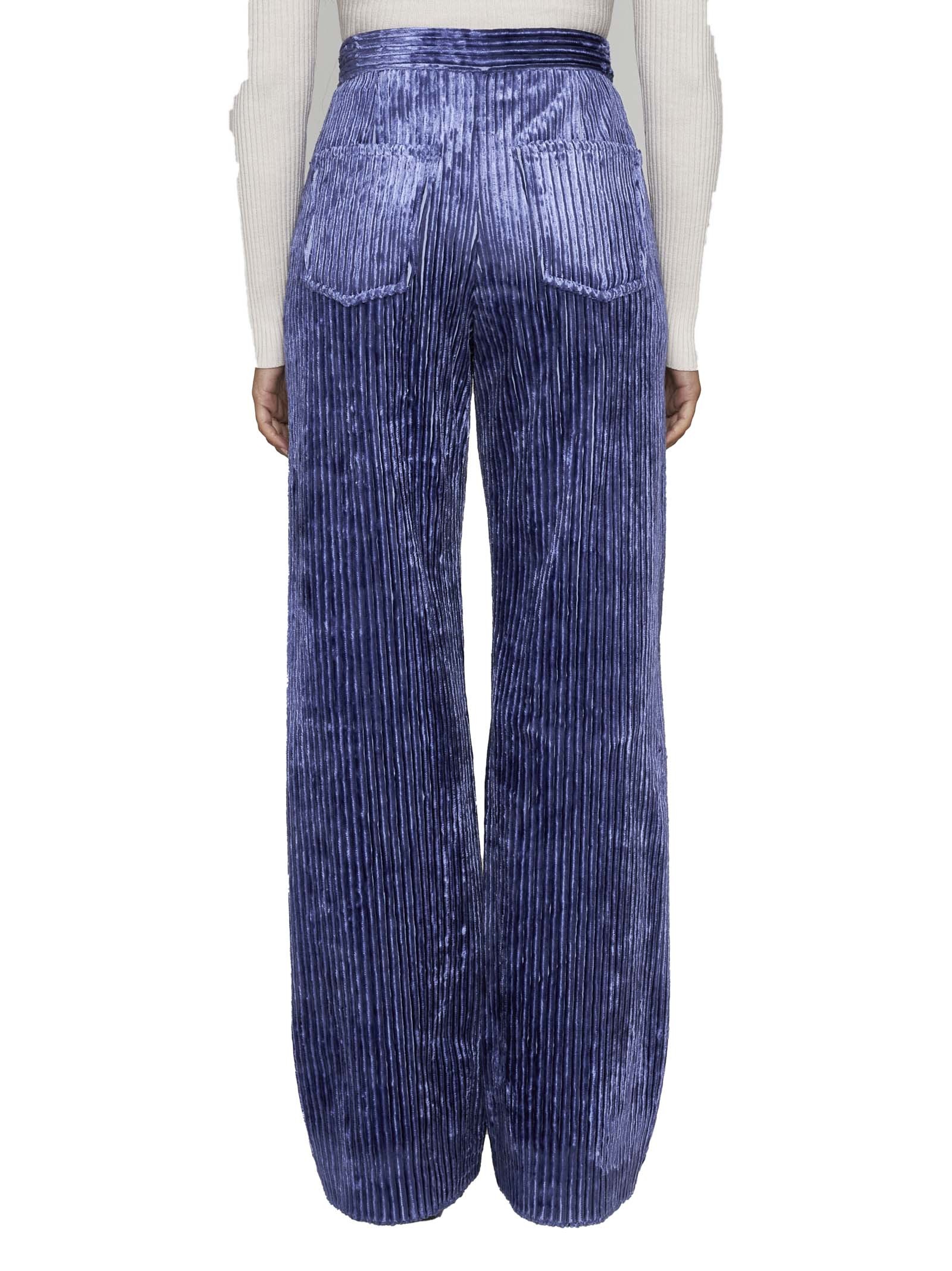 Isabel Marant Romina Wide-leg Pants In Blue