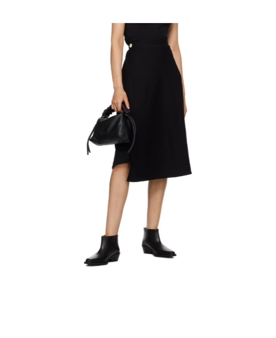 Shop Proenza Schouler Stitching Detail Short Boots In Black
